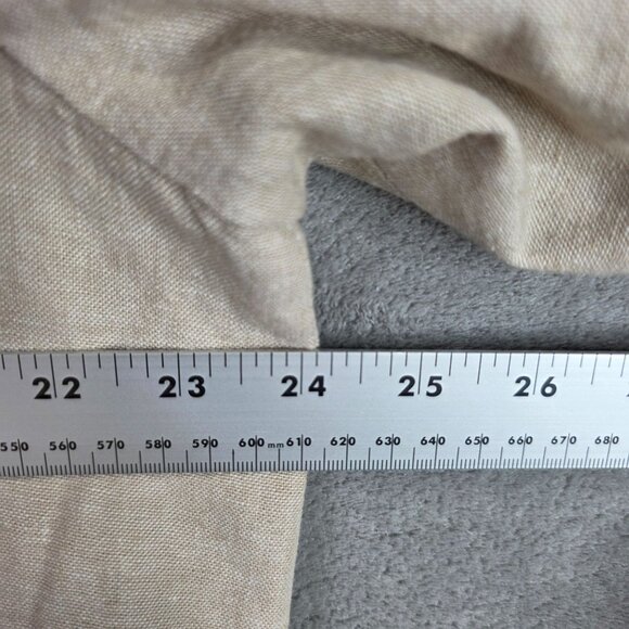 Womens Old Navy Beige Linen Blend Double Breasted Blazer Jacket Size XL - Picture 5 of 7